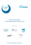 Fact-Sheet der Deutschen WindGuard zum Status des Offshore-Windenergieausbau in Deutschland 1.Halbjahr 2015